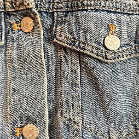 GAP Oversized Icon Denim Jacket – Medium Indigo – XS - Picture 12 of 12